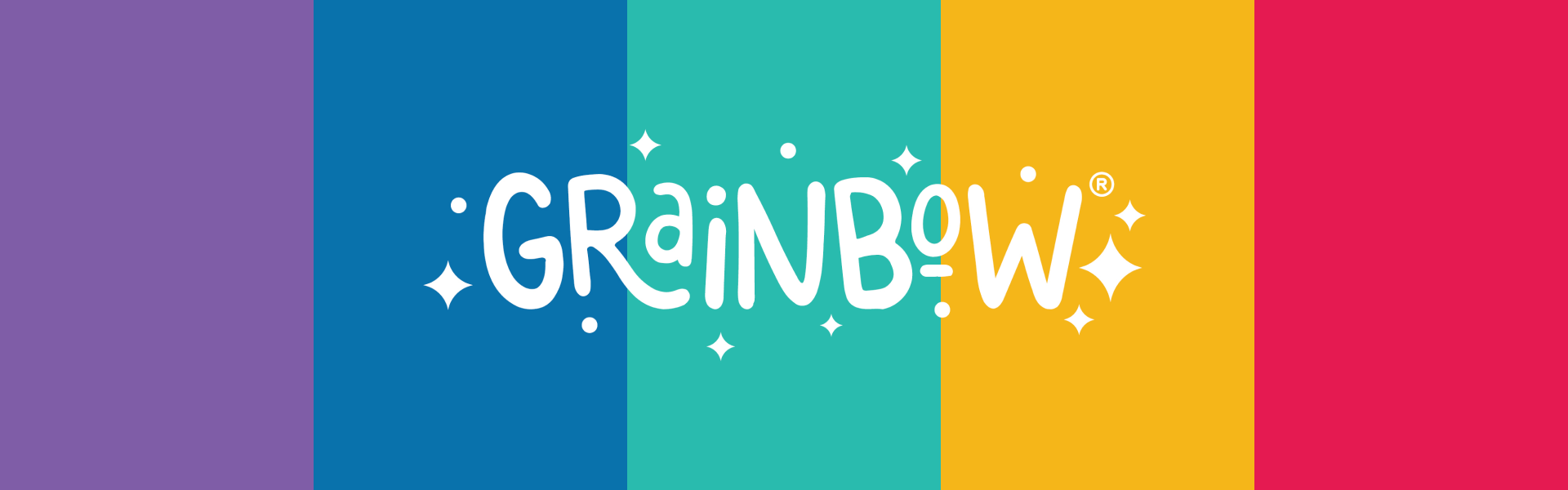 Grainbow company logo and banner, designed by MOO Marketing & Design's graphic design agency in Melbourne