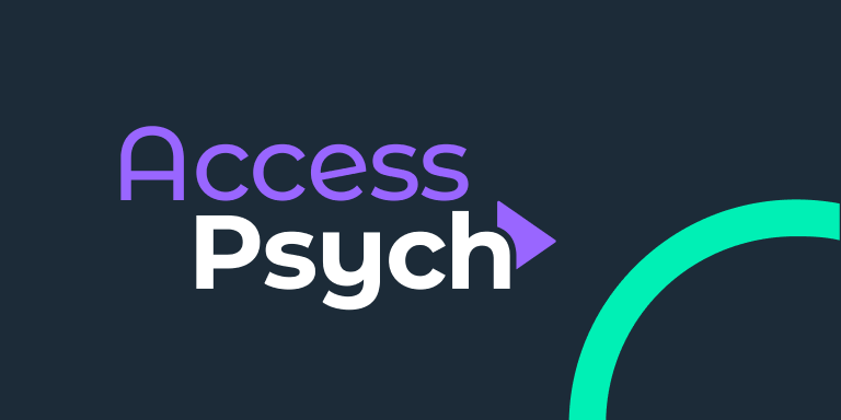 Access Psych logo and branding, developed by MOO Marketing & Design marketing agency in Melbourne